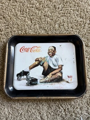 1999 Coca-Cola Metal Tray Summer Smiles 13x10.5 FREE SHIPPING! - Image 1 of 4