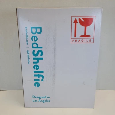 BedShelfie The Original Bedside Shelf for Bed and Bunk Bed Shelf - White - Image 1 of 4