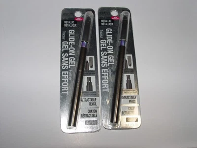 2 Physician Formula Glide On Gel Retractable Eyeliner Pencil 6979 Gunmetal - Image 1 of 2