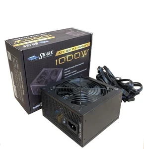 ® 1000W Schwarz ATX12V EPS12 Silent 120mm Lüfter Gaming PC 2X PCI-E Netzteil A... - Bild 1 von 9