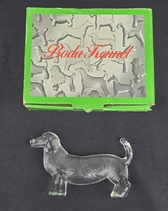 BODA Handmade Swedish Glass Dachshund - Kennel series - Original box - Picture 1 of 3