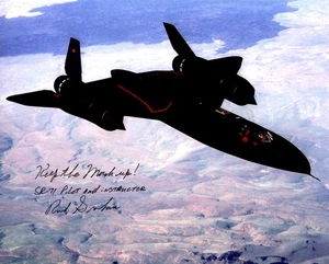 SR-71 Blackbird Photograph Signed by SR Pilot Rich Graham! Mint! - Picture 1 of 3