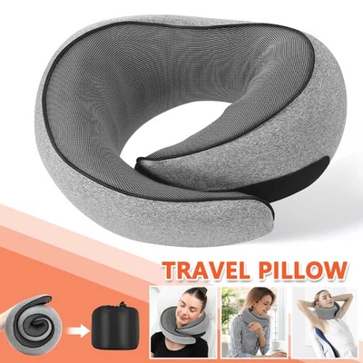 Memory Foam U Shaped Travel Pillow Neck Support Soft Head Rest Plane Car Pillow - image 1 of 4
