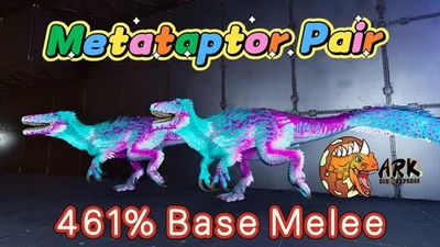 Candy Metaraptor Clone Pair ARK🦕 Survival Ascended ASA PVE PC/XBOX/PS - Image 1 of 2