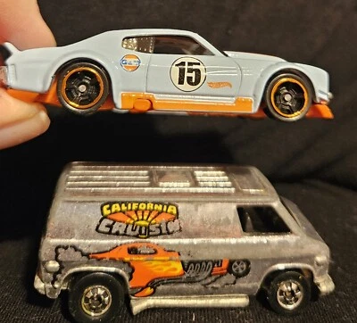  Hotwheels Silver Van y 2013 #15, Chevy años 70 Foto 1 de 3