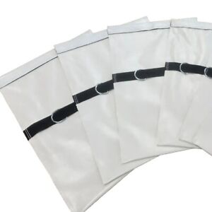 4 x WHITE PASTEL HeAvY DuTy PVC Sandbag Sleeve Bouncy Castle Storm FLOOD Tent 