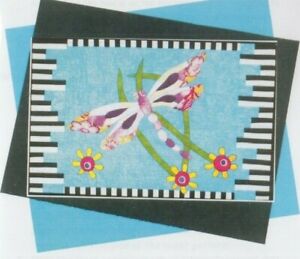 When Dragon's Fly - applique & pieced dragonfly wall quilt PATTERN 