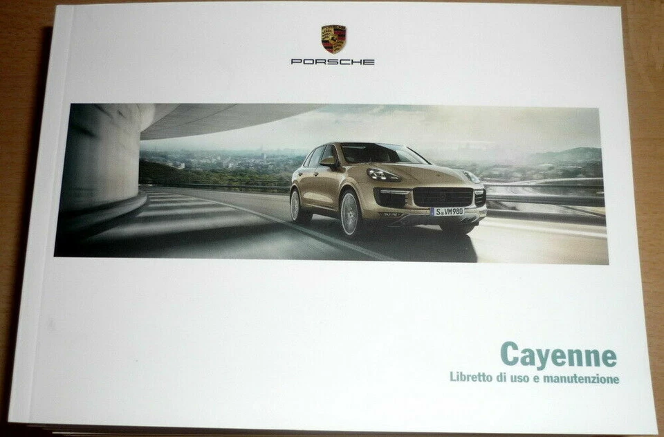Porsche CAYENNE 92A,anno 2014.Libretto uso manutenzione in Italiano.no vers. GTS - Immagine 1 di 1