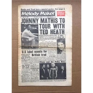 VARIOUS 1961 MELODY MAKER MAGAZINE APRIL 22 1961 JOHNNIE MATHIS/DIANA DORS - age - Picture 1 of 1