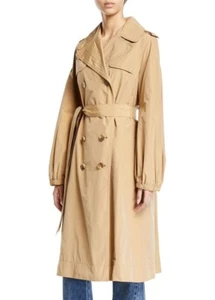 Abrigo de trinchera recogido de doble pecho colección CO en beige talla grande L $1,395 - Imagen 1 de 2