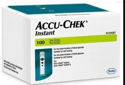 Accu-Chek Instant 100 Blood Glucose ( 100) Test Strip Only DEC 2025