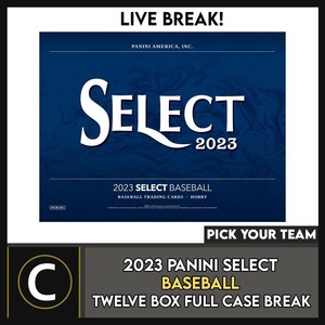 2023 PANINI SELECT BASEBALL 12 BOX CASE BREAK #A3028 -Toronto Blue Jays