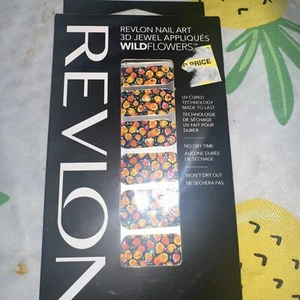 Revlon Nail Art 3D Jewel Appliques WILDFLOWERS #03 Vintage Vibe - Picture 1 of 2