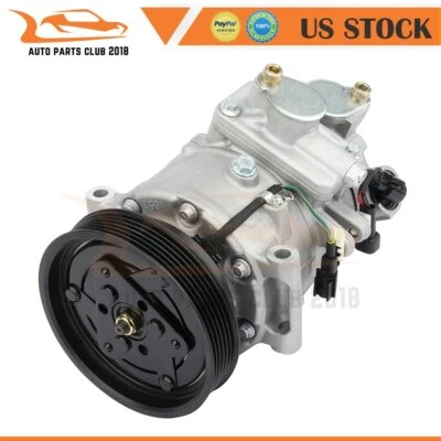 A/C AC Compressor and Clutch For 2010 2011 2012-2016 Volvo XC60 2.0L 3.0L 3.2L - Image 1 of 4