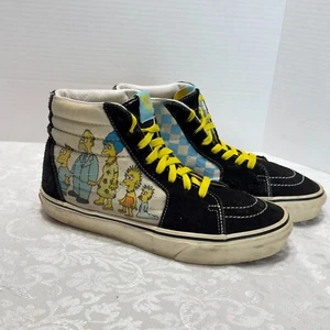 Mens 7 WOMEN’S 8.5 Vans The Simpsons 1987-2020 Family Portrait High-Top Sneakers - Picture 1 of 11