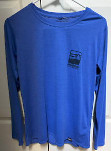 New Woman's Patagonia Capilene Cool Long-Sleeve Graphic Shirt, Size M