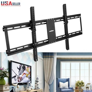 Ultra Slim Fixed TV Wall Mount for 32"-85" Sony Samsung TCL Sharp LG Panasonic - Picture 1 of 12