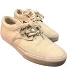 Axion APEX Men White Canvas Skate Shoes US 8.5 UK 7 EUR 40.5 Gently Used #935