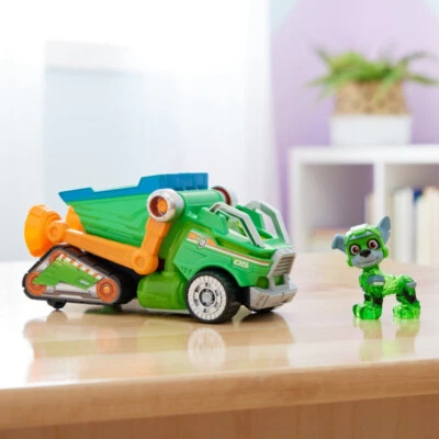 PAW PATROL ROCKY CAMION DEI RIFIUTI LUCI E SUONI - Immagine 1 di 2