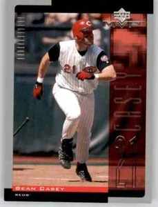 Tarjeta base 2001 Upper Deck MVP Sean Casey MLB PWE UD Reds #305 - Imagen 1 de 2