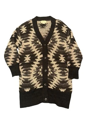 Cárdigan Ralph Lauren Denim & Supply Azteca Suroeste Tejido Marrón Talla Grande Foto 1 de 4