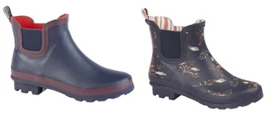 StormWells Damen Ladies Short Ankle Gummistiefel Zwickel Knöchel Gummistiefel Regenstiefel - Bild 1 von 5