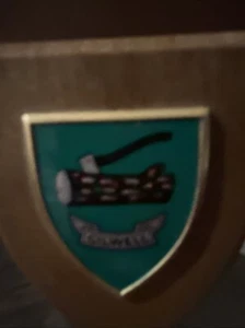 Gilwell Plaque -small With Plastic Background And Stand. Boy Scouts - Picture 1 of 4