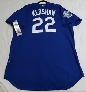 AUTHENTIC MAJESTIC 48 XL CLAYTON KERSHAW LOS ANGELES DODGERS COOL BASE Trikot - Bild 1 von 4
