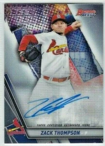 Zack Thompson 2019 Bowman's Best Rookie RC AUTO #B19-ZT Cardinals - Picture 1 of 1