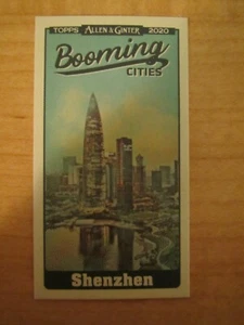 2020 Topps Allen and Ginter Mini Booming Cities Shenzhen #BC-14 - Picture 1 of 2