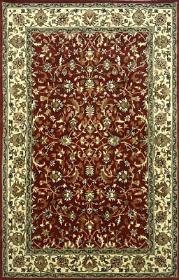 Orientteppich Herat 170x240 cm Rot Teppich 100% Wolle Handarbeit Handgetuftet - Bild 1 von 4