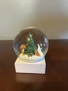 coolsnowglobes árbol de Navidad y animales del bosque globo de nieve bosque amigos decoración - Imagen 1 de 7