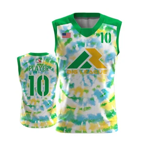 Custom Personalized Sports Uniform Men Women - Big League Green - Basketball - Picture 1 of 7