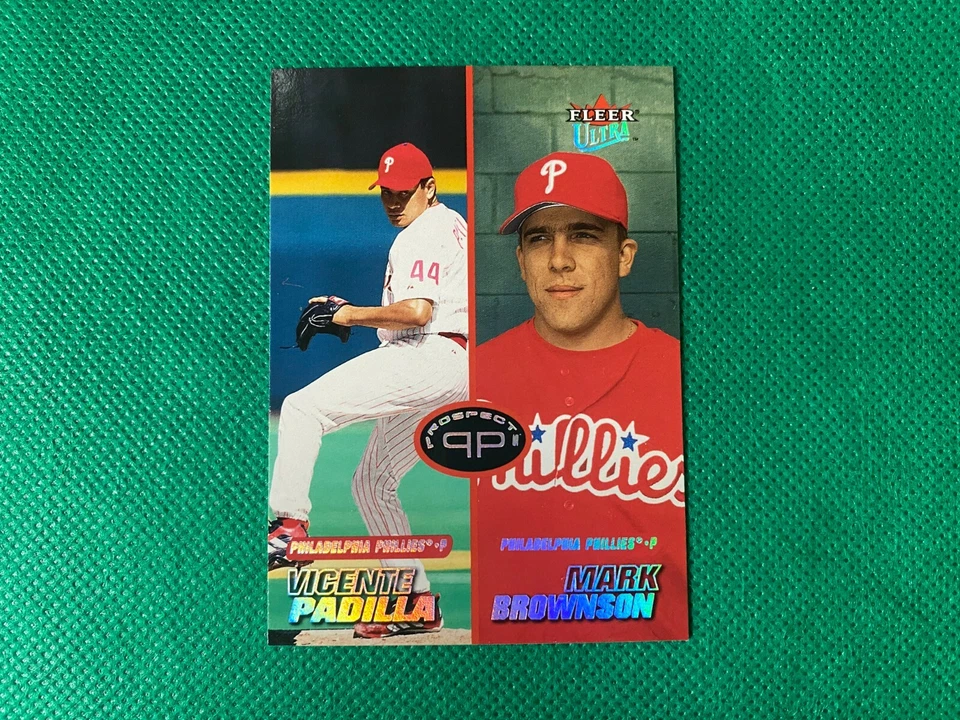 2001 Ultra #250 Vicente Padilla Mark Brownson Philadelphia Phillies - Image 1 of 1