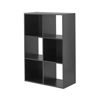 Mainstays 6-кубовый органайзер для хранения, черный - Изображение 1 из 4