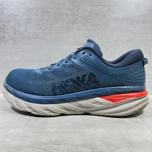 Scarpe da corsa Hoka One One Bondi 7 - Uomo taglia 12 EE larghe - Blu - Foto 1 di 10
