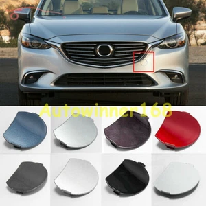 Front Bumper Tow Towing Eye Hook Cover Cap GW2F-50-A11 For Mazda 6 Atenza 17-18 - Picture 1 of 14
