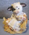 Vintage 1993 Mary's Moo Moos "Outstanding in Your Own Field" Cow w/Wheat