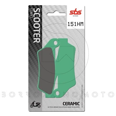 SBS 151HM FRONT BRAKE PADS HUSQVARNA TC 610 1996-1997 - Image 1 of 4