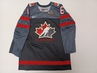 CONNOR BEDARD TEAM CANADA BLACK NIKE HOCKEY JERSEY