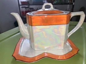 vintage teapot with underplate from Germany - Picture 1 of 7