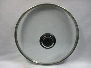 "Tapa de repuesto para sartén/olla de vidrio Farberware - borde exterior 9 3/4"" borde interior 9 1/4" - Imagen 1 de 7