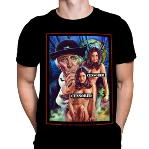 TWINS OF EVIL - T-Shirt - Sizes S - 5XL -/ 70's Horror - Art by Rick Melton - Picture 1 of 5
