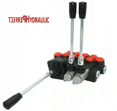 Hydraulic distributor 4 elements + 1x joystick 40L 4 x double effect D40/4 - Image 1 of 3
