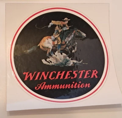 Winchester Ammunition Black Glossy Sticker - Image 1 of 3