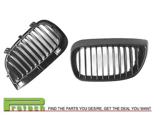 BMW E81 E87 116i 118i 120i 130i 2004-2007 3 puertas/5 puertas parrilla delantera negra mate - Imagen 1 de 2