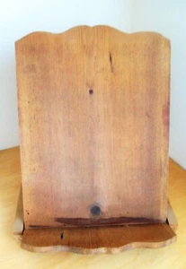Vintage Book Stand Lectern Book Holder Solid Wood Portable Foldable  - Picture 1 of 7