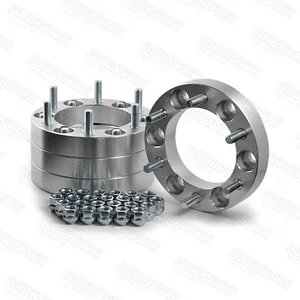50mm Bulldog Wheel Spacers 6 Stud Mitsubishi L200 Set 4 6x139.7 Genuine - Picture 1 of 8