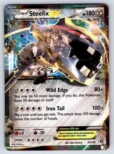 Steelix EX 67/114 Steam Siege Ultra Rare Holo Pokemon Card - Picture 1 of 7
