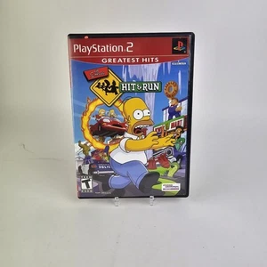 PLAYSTATION 2 - THE SIMPSONS: HIT & RUN Game w/Manual TESTED Plays Great PS2 - Picture 1 of 4